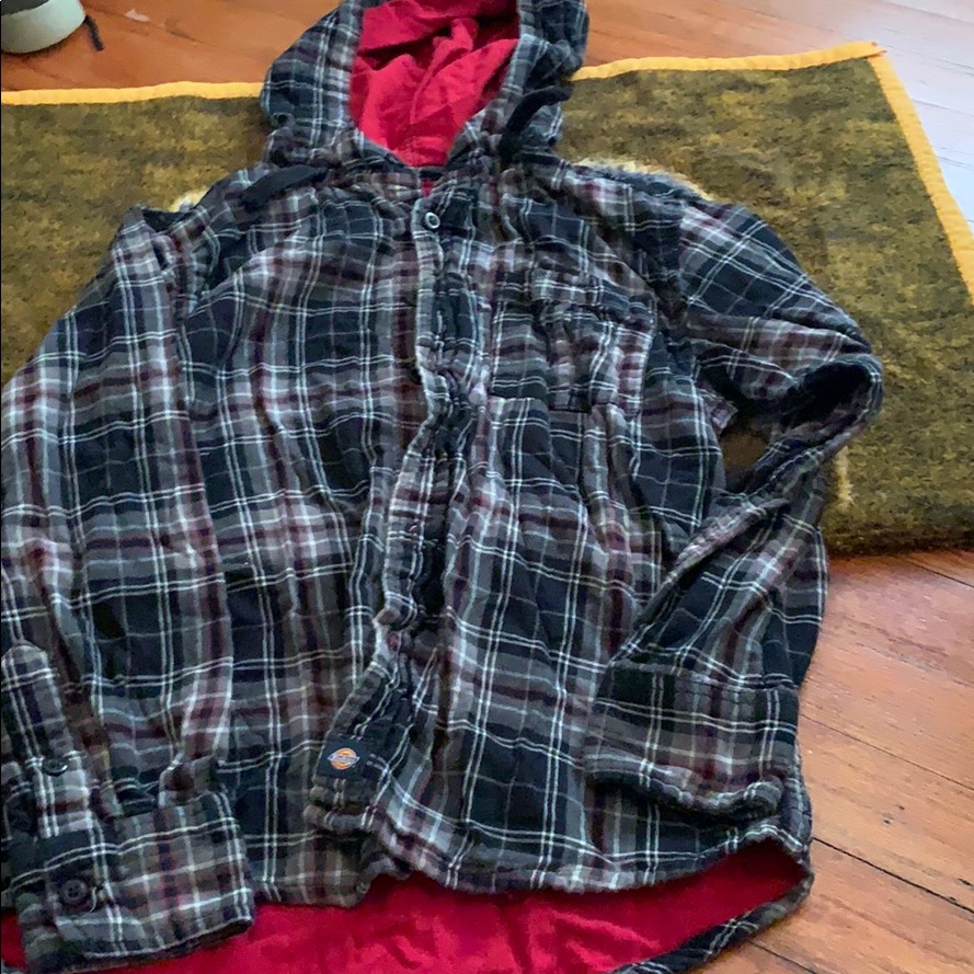 Button Up Flannel Jacket